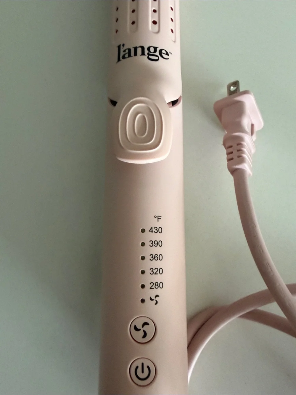 l'ange Pink Le Duo Flex 360° Airflow Titanium Styler used once perfect condition